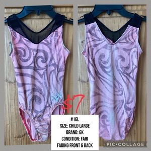 #16L Used Child Large GK Leotard